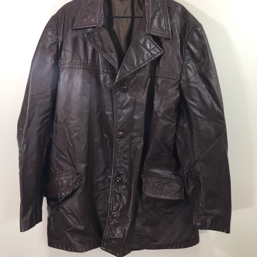 Men’s vintage leather jacket